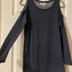 Cold shoulder dress